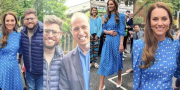 #OK! ქეით მიდლტონი სამეფო ოჯახის გულშემატკივრებს Alessandra Rich-ის კაბით შეხვდა