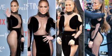 #OK! 52 წლის ჯენიფერ ლოპესი Halftime-ის პრემიერაზე “ტომ ფორდის” კაბით გამოჩნდა