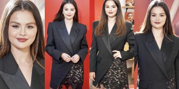 #OK! სელენა გომესი საკუთარი კოსმეტიკური ბრენდის ღონისძიებაზე “ალექსანდრ მაკქუინის” სამოსით გამოჩნდა