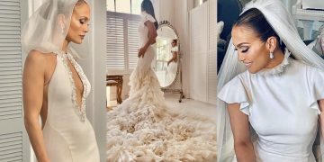 #OK! ჯენიფერ ლოპესის საქორწილო კაბაზე 700 საათი მუშაობდნენ