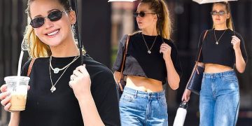 #OK! როგორ გამოიყურება ჯენიფერ ლოურენსი მშობიარობის შემდეგ – მსახიობი დიდხნიანი პაუზის შემდეგ ნიუ-იორკის ქუჩებში შენიშნეს