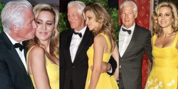 #OK! ჰოლივუდის ერთ-ერთი ყველაზე ელეგანუტური წყვილი – 73 წლის რიჩარდ გირი და მისი 39 წლის მეუღლე ალეხანდრა სილვა Starlite Porcelanosa გალას დაესწრნენ