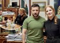 #OK! ამერიკელი მსახიობი ჯესიკა ჩესტეინი ვოლოდიმირ ზელენსკის შეხვდა