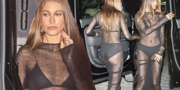 #OK! ჰეილი ბიბერი Saint Laurent-ის ის გამჭვირვალე კაბით Tiffany & Co-ს კიერ გამართულ წვეულებაზე