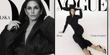 #OK! 56 წლის სინდი კროუფორდი Vogue Poland-ის გარეკანზე