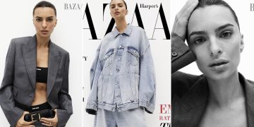 #OK! ემილი რატაკოვსკი Harper’s Bazaar-ის ნოემბრის ნომრის გარეკანზე