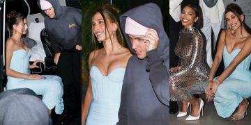 #OK! ჯასტინ და ჰეილი ბიბერები ოდელ ბექჰემის დაბადების დღის წვეულებაზე (ფოტოები)