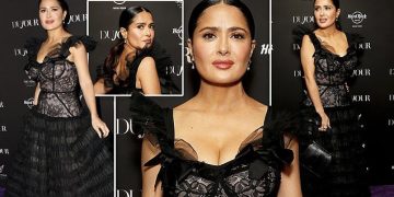 #OK! სელმა ჰაიეკი DuJour-ის 10 წლის საიუბილეო წვეულებაზე