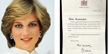 #OK! ექსკლუზივი: წერილი, სადაც ჩანს რატომ თქვა უარი პრინცესა დაიანამ Vogue-ის რედაქტორობაზე