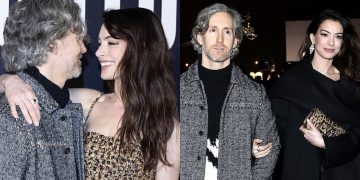 #OK! ენ ჰეტევეისა და მისი მეუღლის ადამ შულმანის რომანტიკული მომენტი პარიზის მოდის კვირეულზე