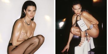 #OK! ირინა შეიკის და კენდალ ჯენერის ნახევრადშიშველი ფოტოსესია Marc Jacobs-ის ახალი კამპანიისთვის