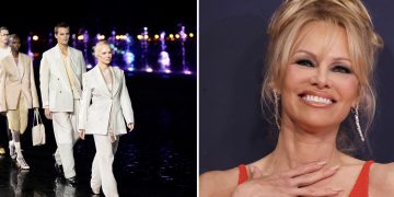 #OK! 55 წლის პამელა ანდერსონი Hugo Boss-ის ჩვენებაზე გამოვიდა