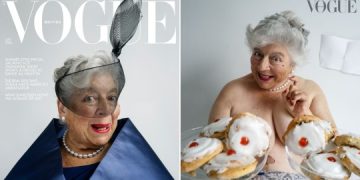 #OK! “ჰარი პოტერის” 82 წლის ვარსკვლავის ნახევრადშიშველი ფოტოსესია ბრიტანული Vogue-ისთვის