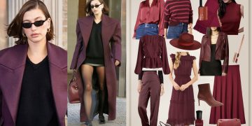 #OK! “ბორდოსფერი სეზონის ერთ-ერთი ყველაზე ტრენდული ფერია” – ზამთრის სტილის ინსპირაცია ჰეილი ბიბერისგან