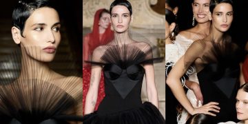 #OK! ქართველი მოდელი თათია ახალაია Christian Siriano-ს ჩვენებაზე გამოვიდა