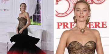 #OK! მარგო რობი „ქარიშხლიანი უღელტეხილის“ პრემიერაზე  ელიზაბეთ ტეილორის ყელსაბამით გამოჩნდა