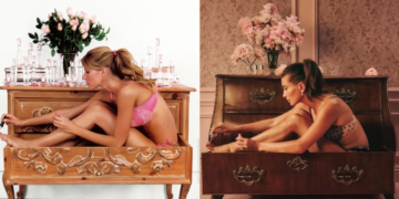 #OK! ჰეილი ბიბერმა Victoria’s Secret-ის ფოტოსესიაში ჟიზელ ბიუნდჰენის ცნობილი ფოტო გაიმეორა