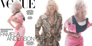 #OK! პამელა ანდერსონი Vogue Australia-ს აგვისტოს ნომრის გარეკანზე